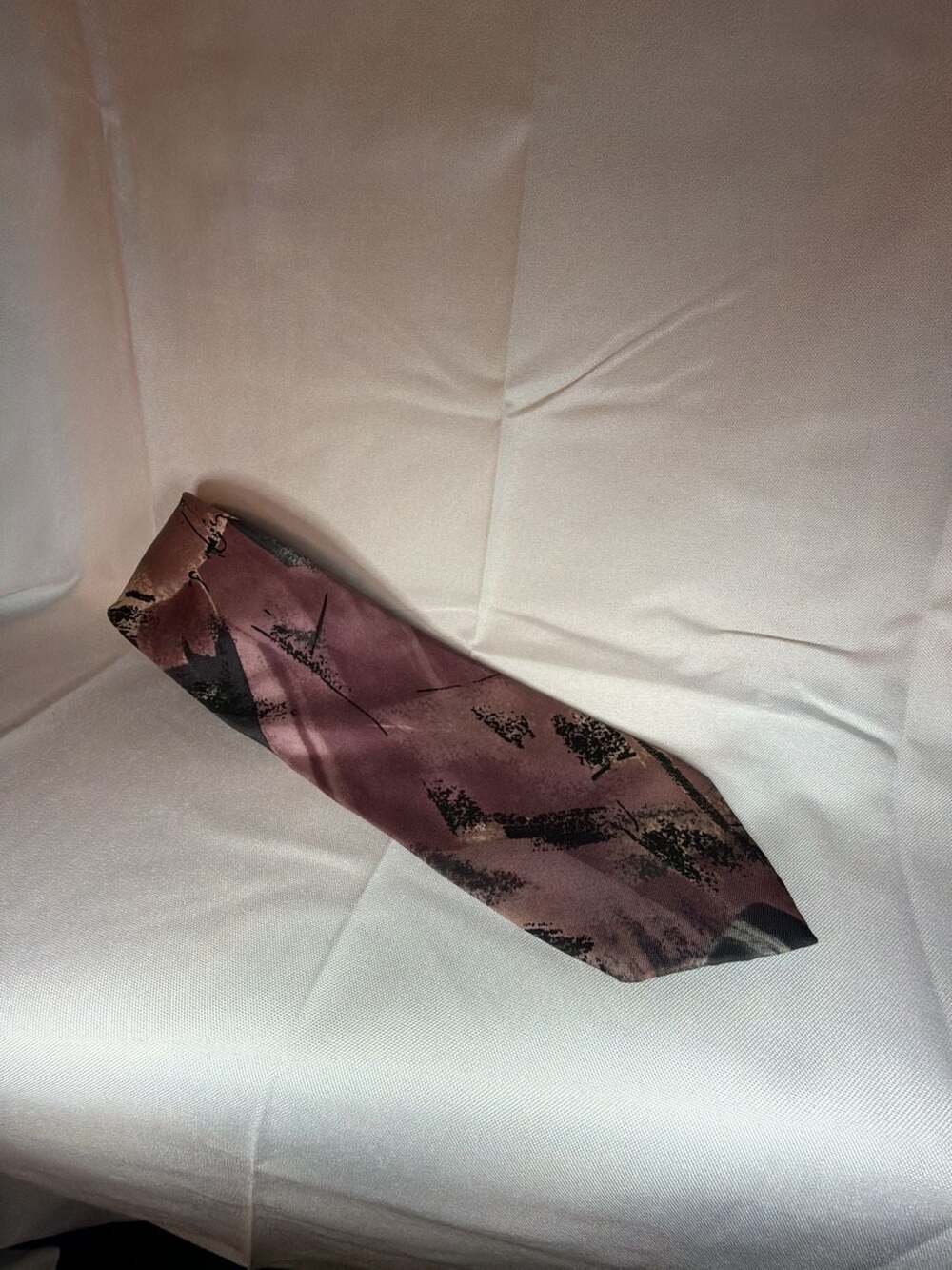 John Weitz Men's Abstract Print Necktie